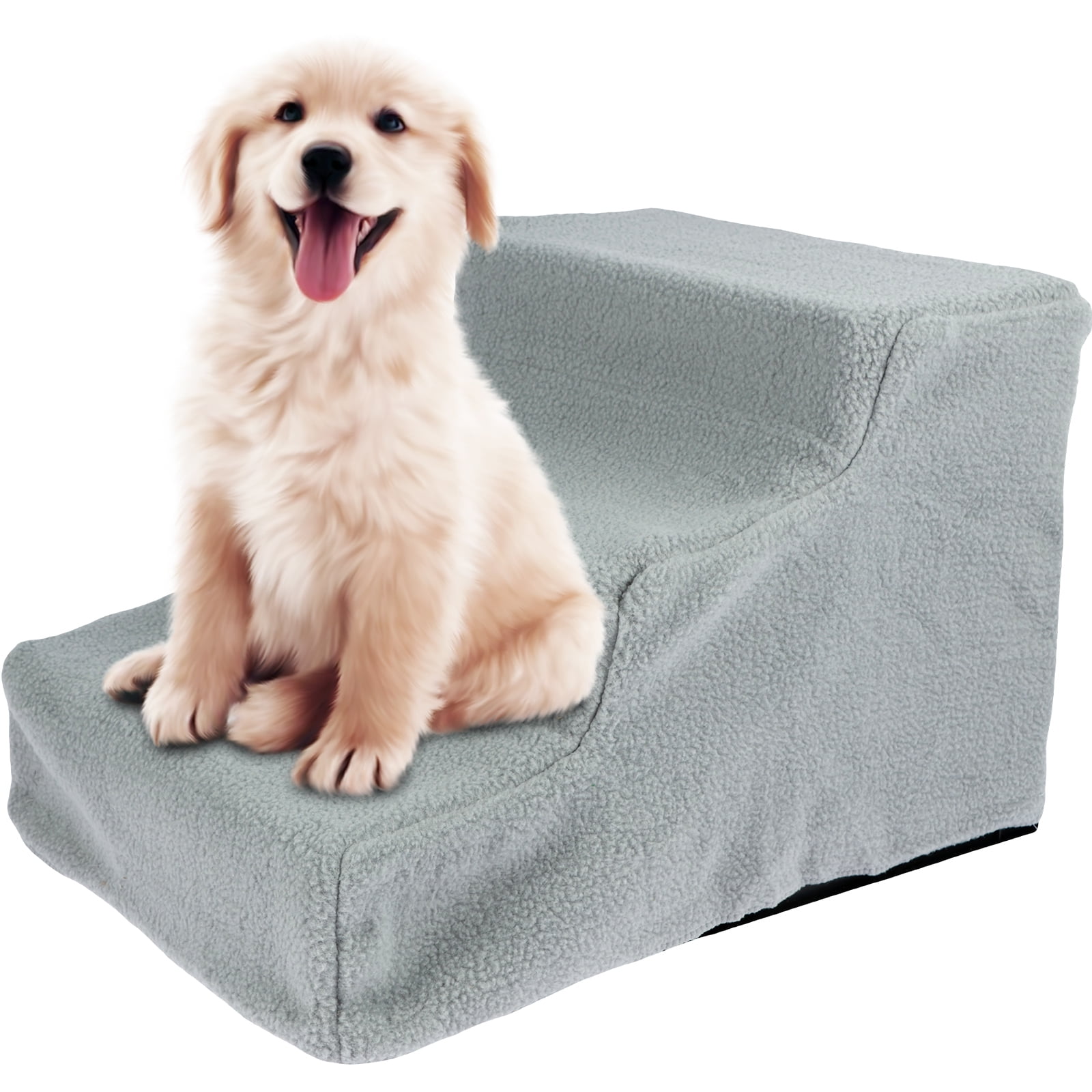 3Step Dog Ramp Stairs,Dog Stairs to High Bed Large Dog Small Dog,Pet