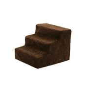 3 Step Dog Stairs - Dog Ramp Pet Step with Removable Cover, Holds Up To 40 Lbs.