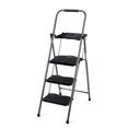thumbnail image 1 of 3-Step Ladder, Portable Folding Step Stool with Utility Tray, Hand Grip, Rubber Feet Caps and Locking Mechanism for Garage, Kitchen, Home, Dorm, Indoor, 330lb Capacity, 1 of 5