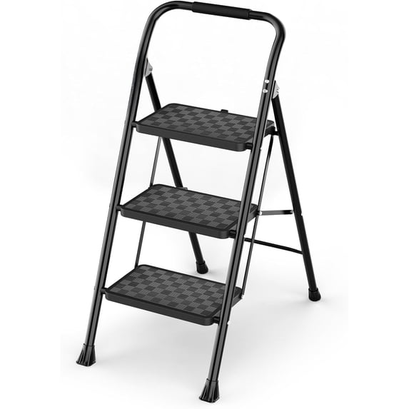 3 Step Ladder, Step Stool Foldable for Adults - Walmart.com