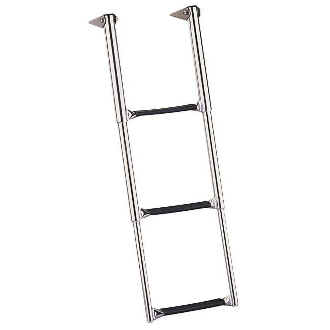 3-Step Over-Platform Telescoping Drop Ladder - Walmart.com