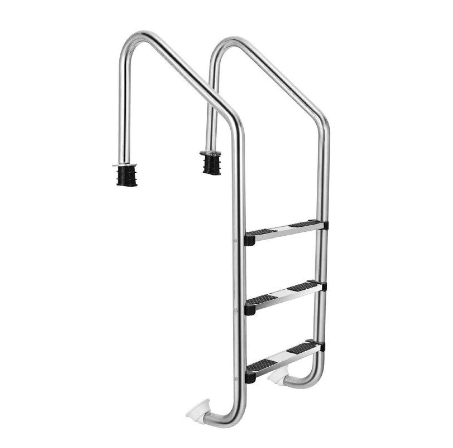 3-Step Pool Ladder Stainless Steel, Anti-Slip Pool Ladder for Inground ...