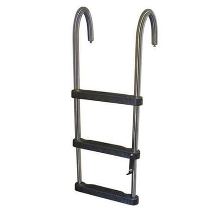 3 Step Removable Telescoping Pontoon Ladder
