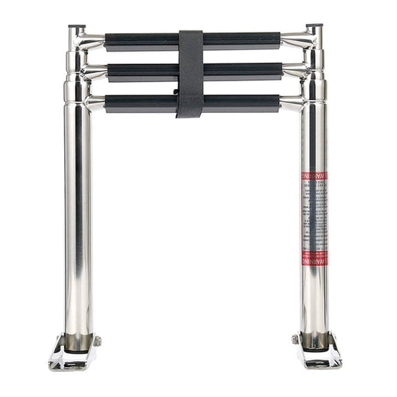 3 Step Telescoping Folding Ladder For Marine Boat Accessories Platform Boarding Swim Slide Mount Step Stair Ladder