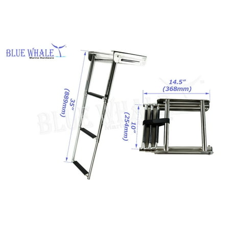 3-Step Telescoping S.S. Under Platform Ladder USA BL73510135