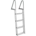 thumbnail image 1 of 3 Steps Removable DockInclined Ladder, 350lbs Load Capacity, Detachable Aluminum Swimming Ladder, Nonslip, for Lake, Marine Boarding, Pool, 1 of 7