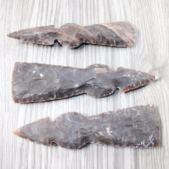 3 Stone Ornamental Tomahawk Heads #434-1 Ax Axe Hatchet