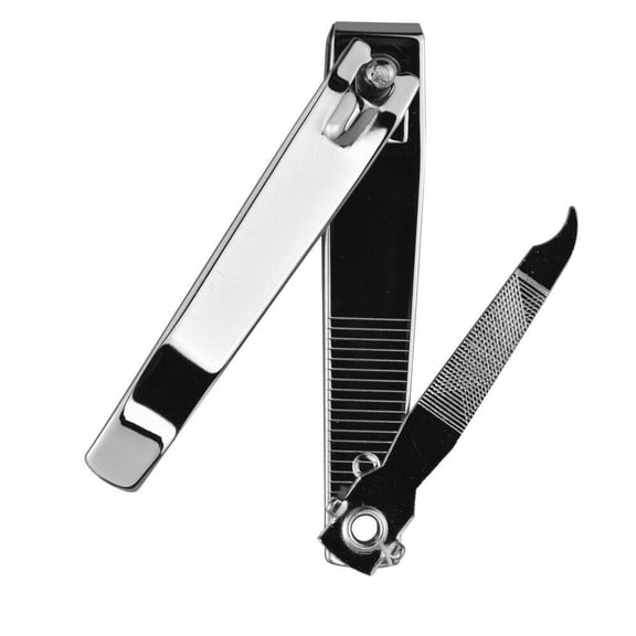3" Straight Toe Nail Clipper Cutter Trimmer with File Manicure Pedicure Grooming
