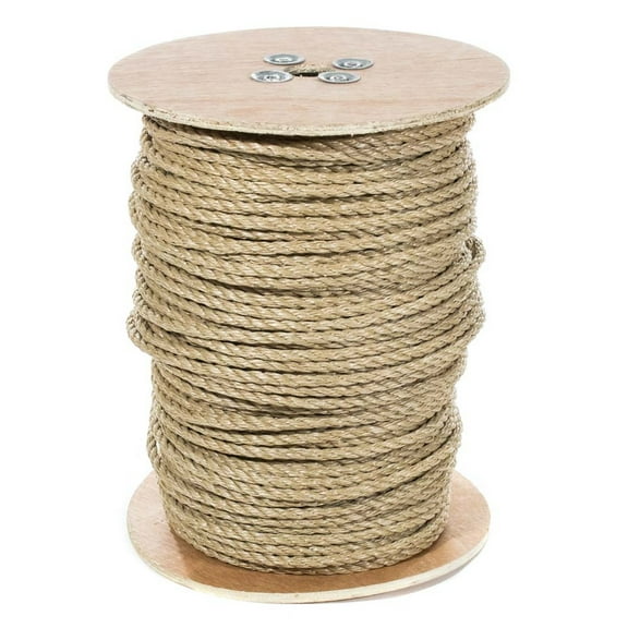3 Strand Twisted ProManila Polypro Rope - Sizes range from 1/4 Inch - 2 Inch Diameters - 10-600Ft Lengths