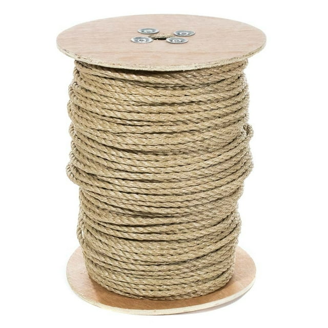3 Strand Twisted ProManila Polypro Rope - Sizes range from 1/4 Inch - 2 Inch Diameters - 10-600Ft Lengths