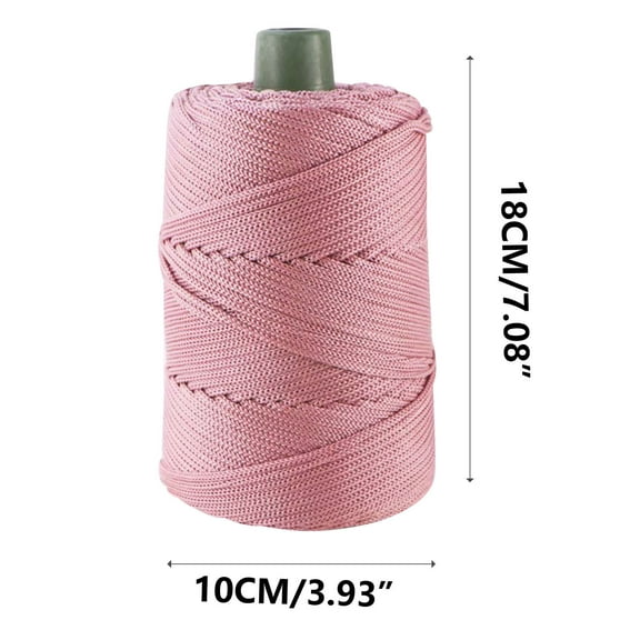 3 Strands Art Yarn Cord Polyester Yarn for Crocheting and Knitting Summer Sun Hat and Crafts 200g Nylon Twine String for DIY Projects