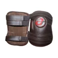 thumbnail image 1 of 3 Strap Polo & Riding Knee Guards, Durable Leather with Padded Design for Comfort and Protection, Adjustable Fit for Riders, 1 of 4