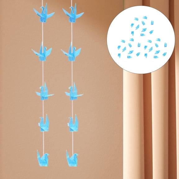 LOLIPPYY Sky-Blue Waterproof Origami Crane Gar for Indoor and Outdoor Use