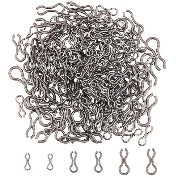 3 Styles Brass Sinker Eyes Eyelets Lead Sinker Weight Fishing Accessorise Gunmetal 16~24x6~10x1.5~2mm Hole: 4.5~6x3.5~6mm 240pcs/set