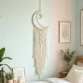 thumbnail image 1 of 3 Styles Macrame Moon Dreamcatcher Wall Hanging, Hand Woven Cotton Tassel Tapestry, Boho Home Wall Art Decor for Bedroom Living Room Dorm Nursery Apartment, 1 of 6
