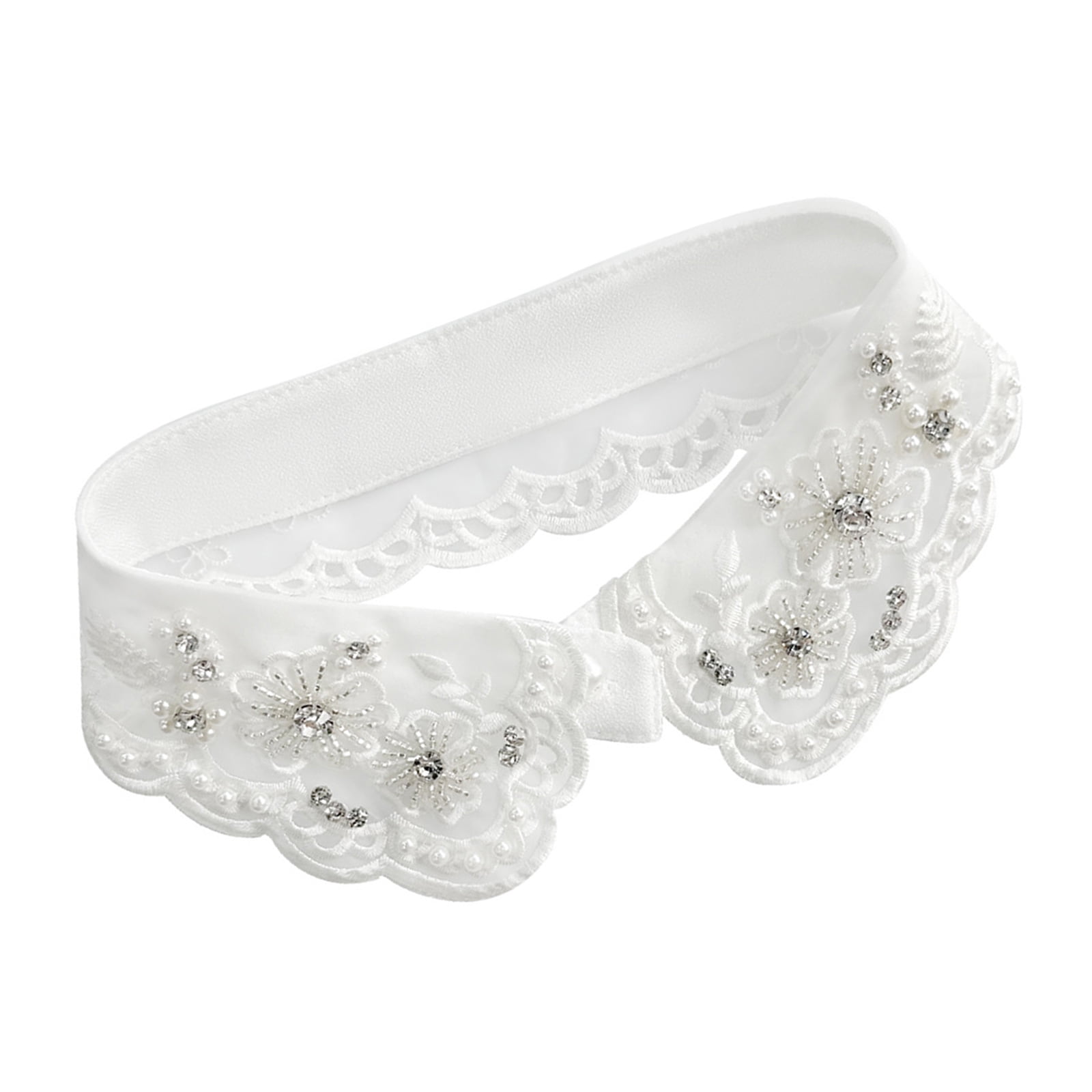3. Stylish Detachable Shirt Collar with Intricate Pearl Design ...