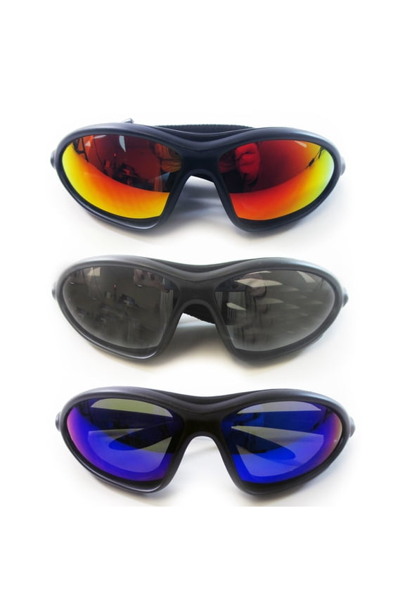 3 Sunglasses Sports Running Fishing Golf Driving Glasses Water Resistant Unisex