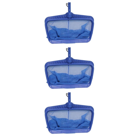 3) Swimline Hydro Tools 8040 Professional Heavy Duty Deep Bag Leaf Rake Pool Net