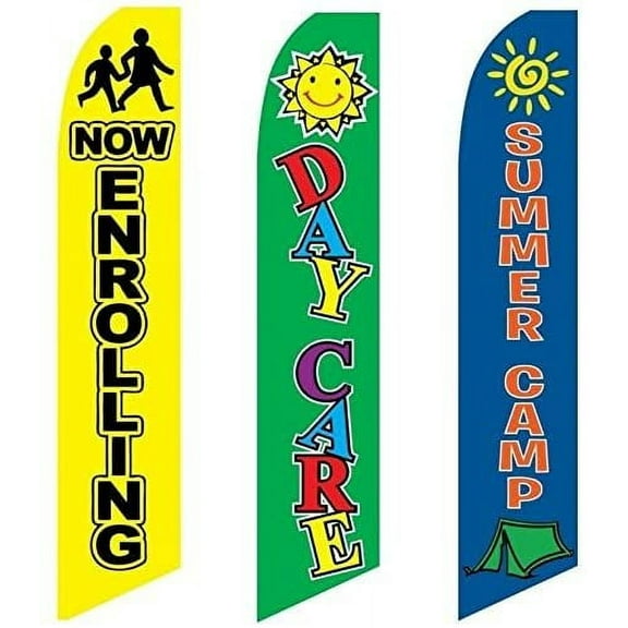 3 Swooper Flags Now Enrolling Day Care & Summer Camp