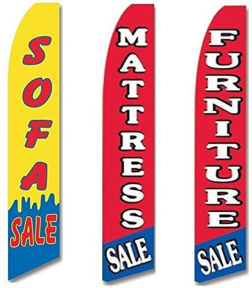 Furniture Sale Swooper Flutter Feather Advertising Flag & Pole Kit