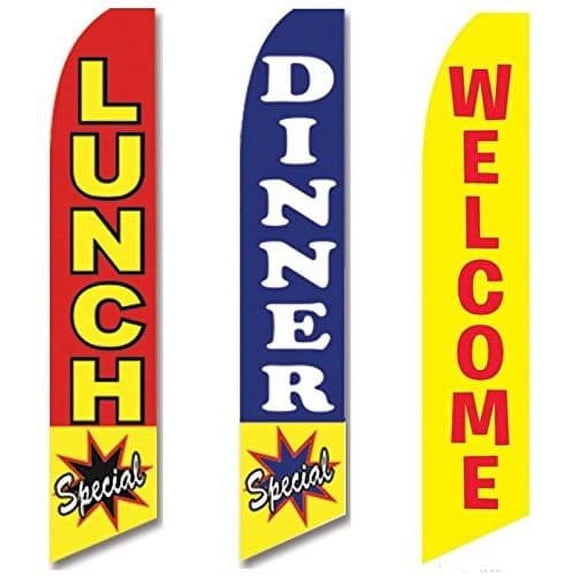 3 Swooper Flags Welcome s Lunch & Dinner SPECIAL Open