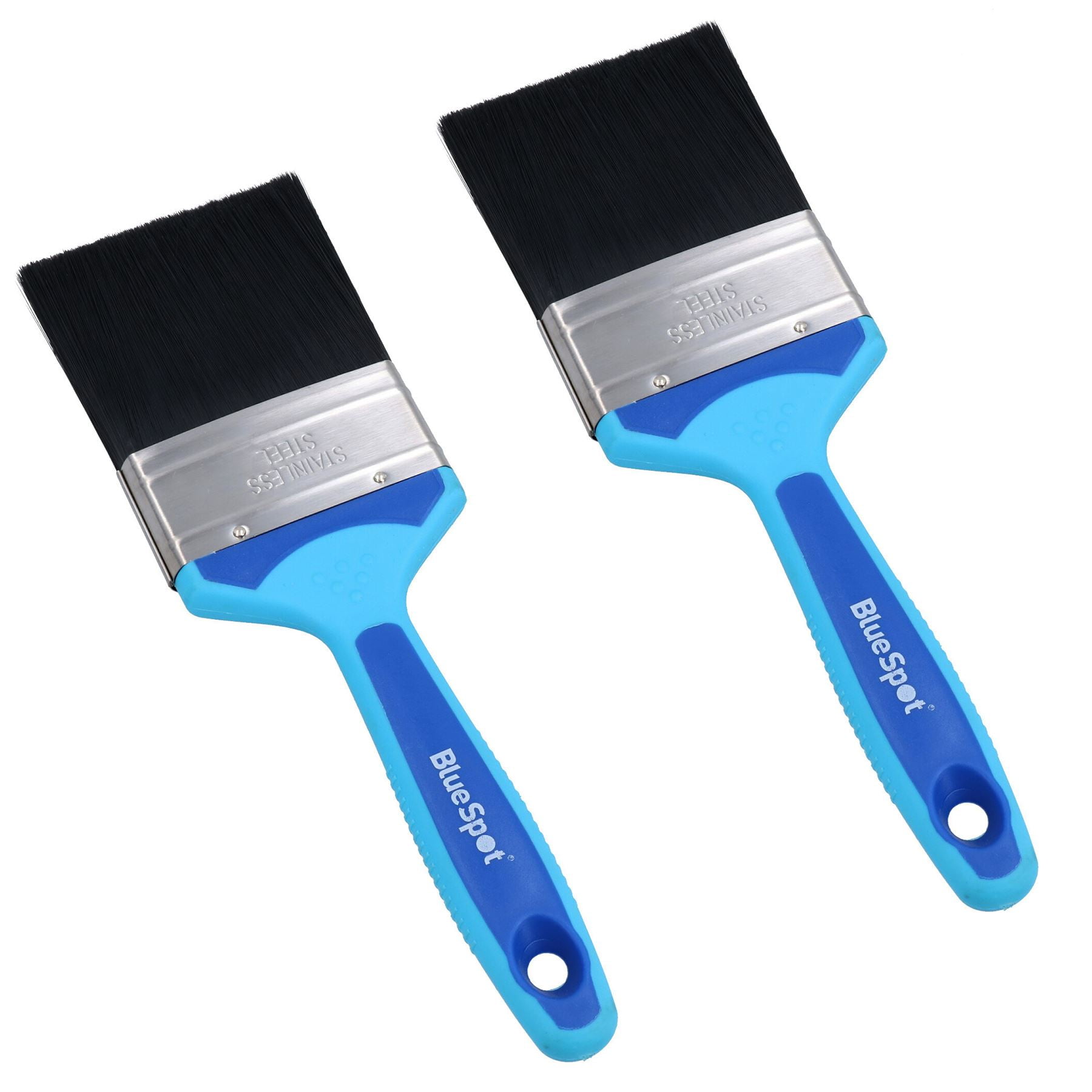 4 Inch Synthetic Paint Brushes - 6 Pack With Soft Grip Handle, For Emulsion, Varnish, Stain & More - View #8