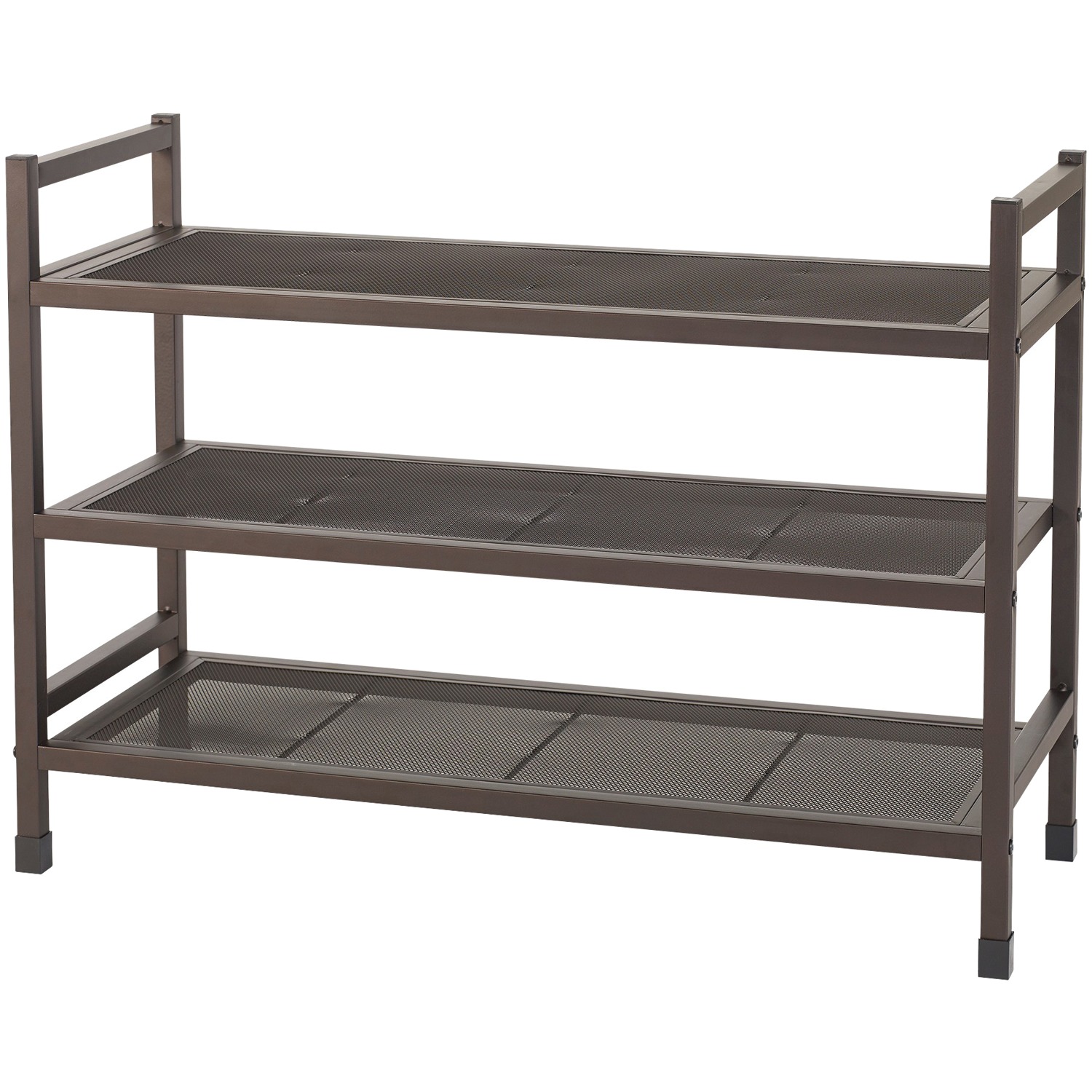 Neatfreak 3-Tier Stackable and Heavy Duty Shoe Rack, Metal and