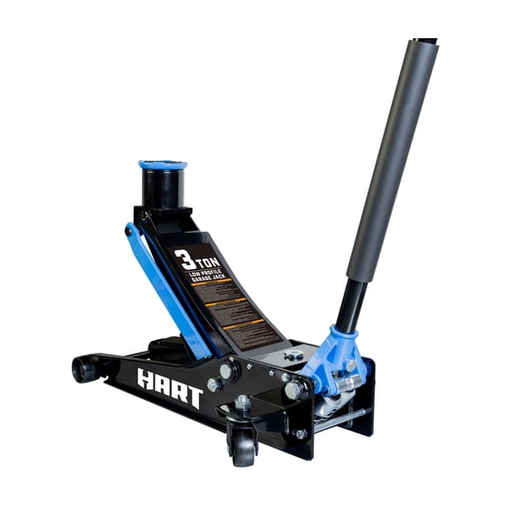 Hart TX830026XH Super Duty Garage Jack with a SUV Adaptor, 3 Ton Black