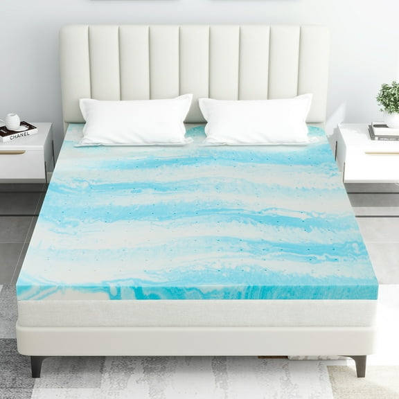 3''TWIN Memory Foam Mattress Topper, Mattress Topper CertiPUR-US Certified