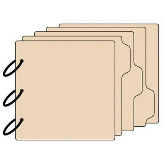 3-Tab Chipboard Album 8 x 8 Inch