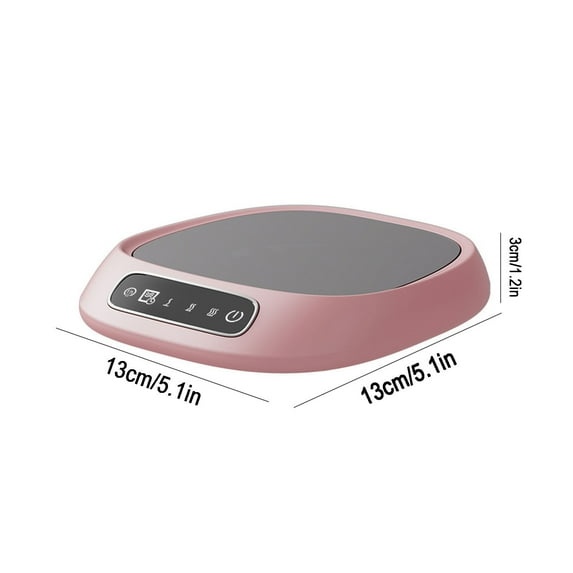 3 Temperature Setting Mug Warmer with Auto Shut Off Function, Constant Temperature Beverage Heater for Coffee Tea and Milk, Desk Warming Pad for Office Use and Home Beverage Temperature Maintenance