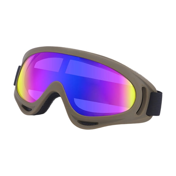 3. Thermal Ski Eyewear Nylon Strap & Impact-Proof Lens For Motorcycle Riding Hiking Winter Activities