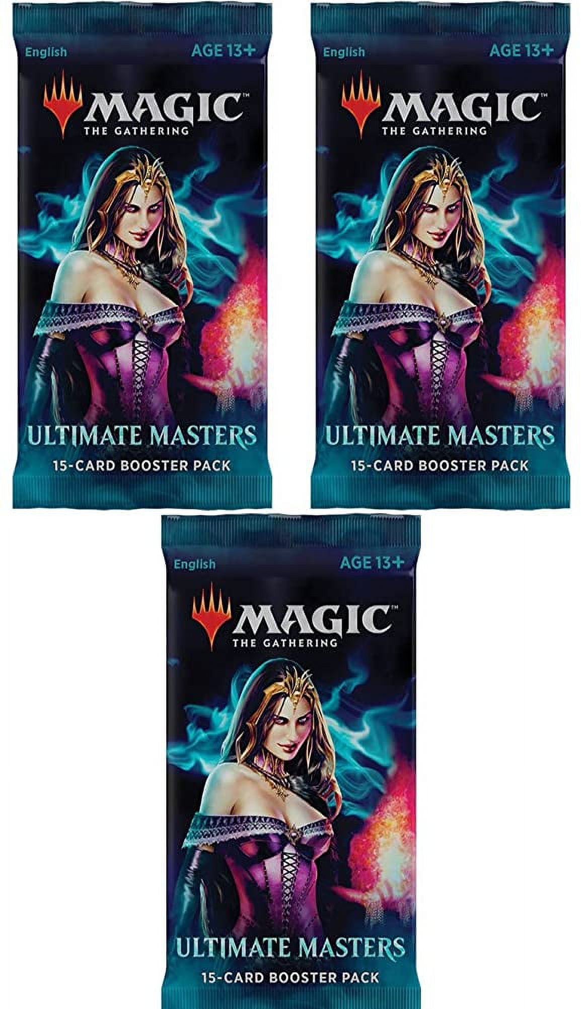 3 (Three) Booster Packs of Magic: The Gathering: Ultimate Masters (3 Pack - UMA Booster Draft Lot) - Walmart.com 3 (Three) Booster Packs of Magic: The Gathering: Ultimate Masters (3 Pack - UMA Booster Draft Lot) - Walmart.com