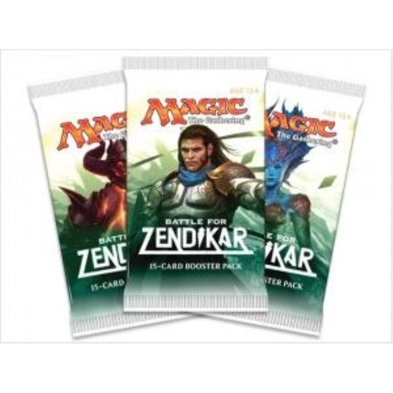 3 Three Packs of Magic: the Gathering - MTG: Battle for Zendikar Booster Pack Lot 3 Packs
