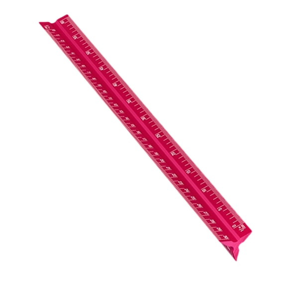 3. Three-Sided Engraved Aluminum Scale Tool, 23mm Wide 320mm ...
