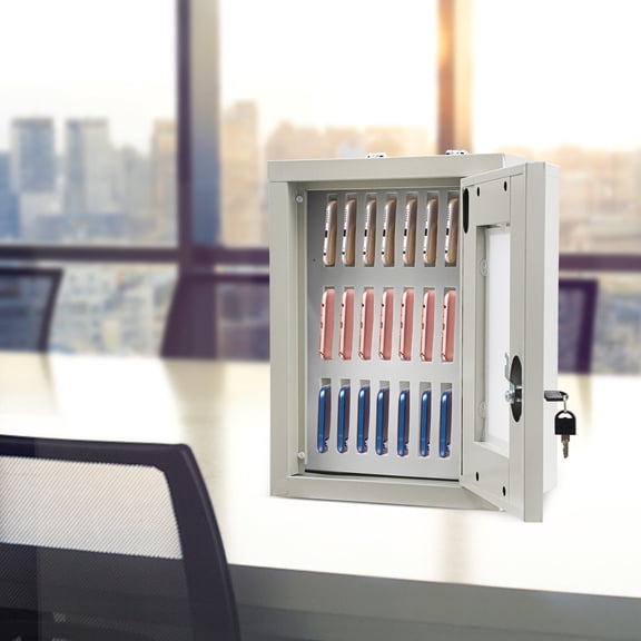 3-Tier 24 Slots Cell Phone Storage Cabinet Cell Phone Locker Box 29*21*40 cm for Classroom