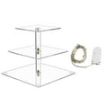 3 Tier Acrylic Cake Stand Dessert Tower Dessert Stacking Tray Food