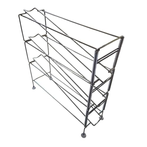 3-Tier Adjustable Metal Wire Cup & Mug Storage Rack - Walmart.com
