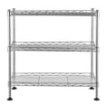3Tier Adjustable Storage Shelving Unit Metal Organizer Wire Rack Shelf