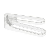 3-Tier Automatic Rolling Egg Dispenser for Refrigerator | Space-Saving Kitchen Organizer | Holds 16 Eggs | Double-Layer Rolling Tray with Safety Rails