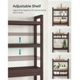 thumbnail image 1 of 3-Tier Bamboo Over The Toilet Storage - Adjustable Shelf Bathroom Organizer, Space-Saving & Easy Assembly, Fits Most Toilets, 1 of 9