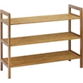 thumbnail image 1 of 3-Tier Bamboo Shoe Rack, Natural, 1 of 4