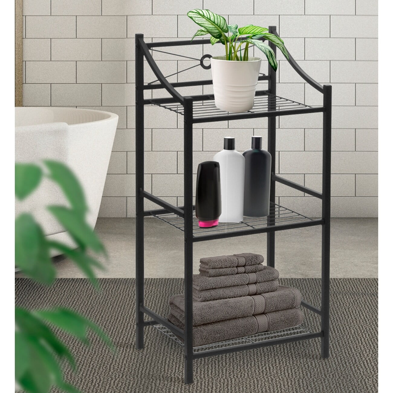 3-Tier Bathroom Organizer - Walmart.com