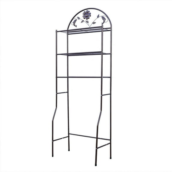 3-Tier Bathroom Shelve over the Toilet Metal Storage Rack Modern Bathroom Organizer Shelf Bronze Space Saver