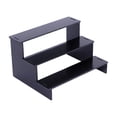 thumbnail image 1 of 3 Tier Black Acrylic Display Risers, Perfume Organizer Stand, Cupcake Stand Holder, Shelf Risers for Display Stands for Figure, Dessert Shelves for Party, Decoration,7.48*5.91*5.91 inch., 1 of 7