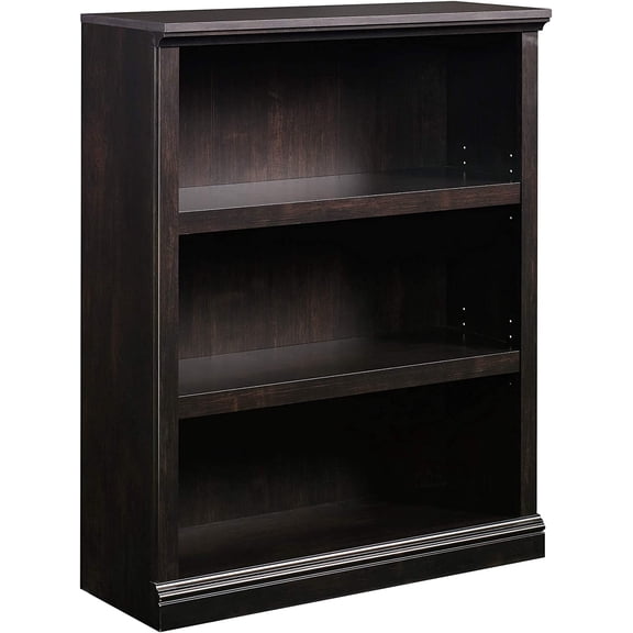 3 Tier Book Shelf Wooden Bookcase Multipurpose Bookshelf for Home Office, Living Room, in Estate Black | Multipurpose