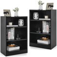 3 Tier Bookcase Floor Standing Open Bookshelf with 18Position