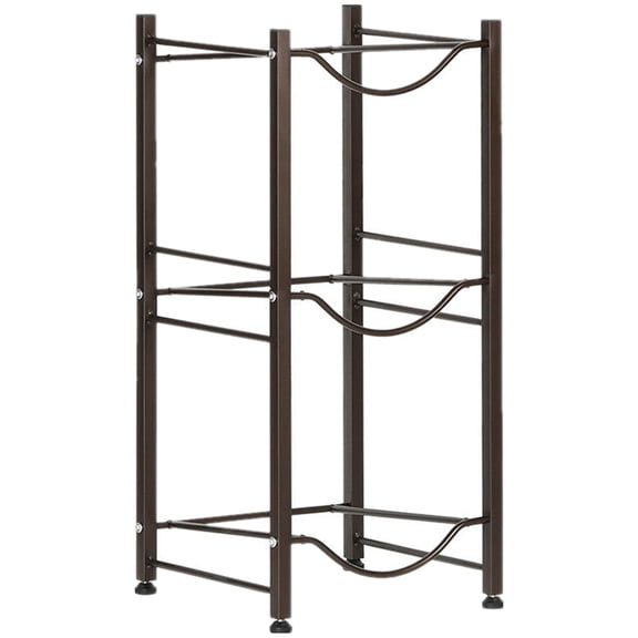 3 Tier Brown Heavy Duty Water Jug Rack by Oumilen