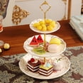 thumbnail image 1 of 3 Tier Cake Stand Hardware Kit - Tiered Tray Hardware Fittings Hardware Fittings Stacking Wedding for Cake Stand Wedding Party Gold,Plate not Included, 1 of 7