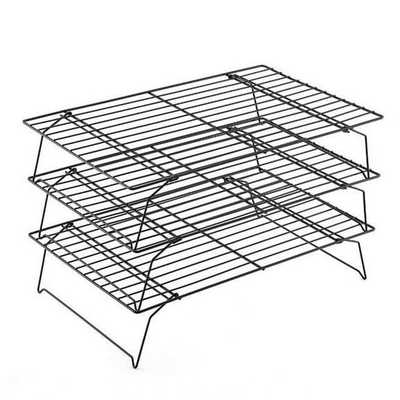 3 Tier Cake Tray Rack Baking Tools The Shelf Stackable Non Stick Cookie Holder Biscuit Cooling Racks